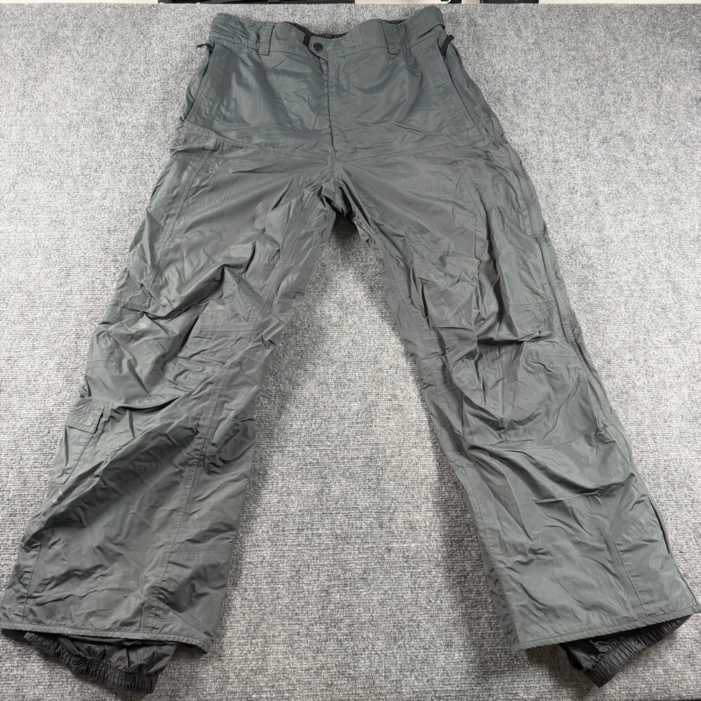 Burton Access Snow Pants Mens XL Grey Insulated Winter Ski Snowboard Outdoor